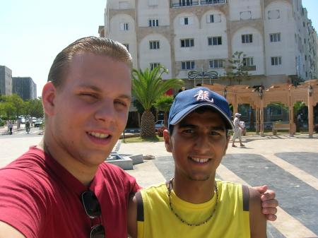 la c'est mon pote nicola avec mon copin kamal