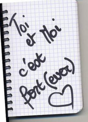 toi et moi pour l'internit&eacute; ma ch&egrave;rie