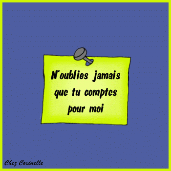 n'oublie jamais ma ch&egrave;rie que