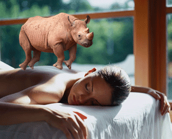 Massage rinoceros  c cool n'es pas !!!!!!!!!!!!!!!!!!!